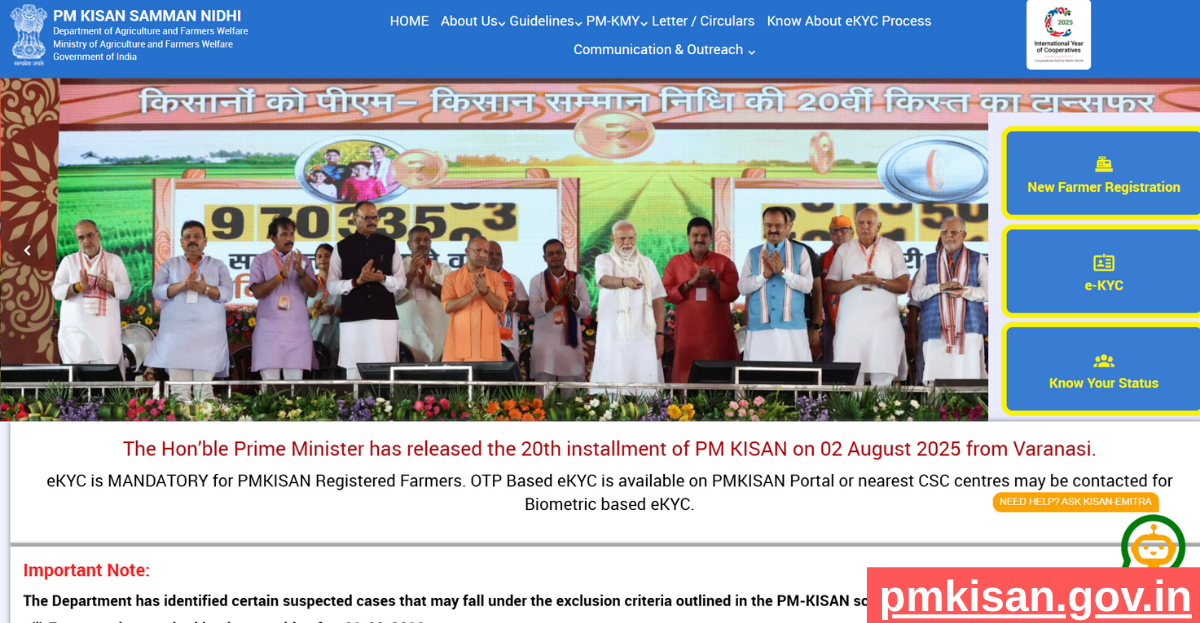 PM Kisan 21st Installment Update