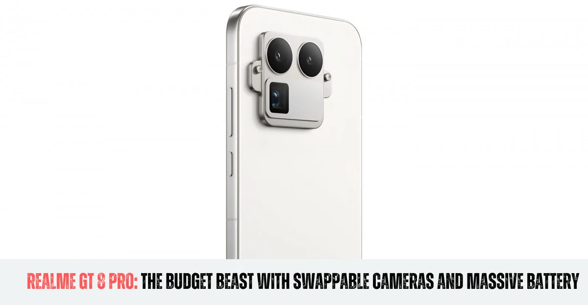 Realme GT 8 Pro: The Budget Beast with Swappable Cameras and Massive Battery Life