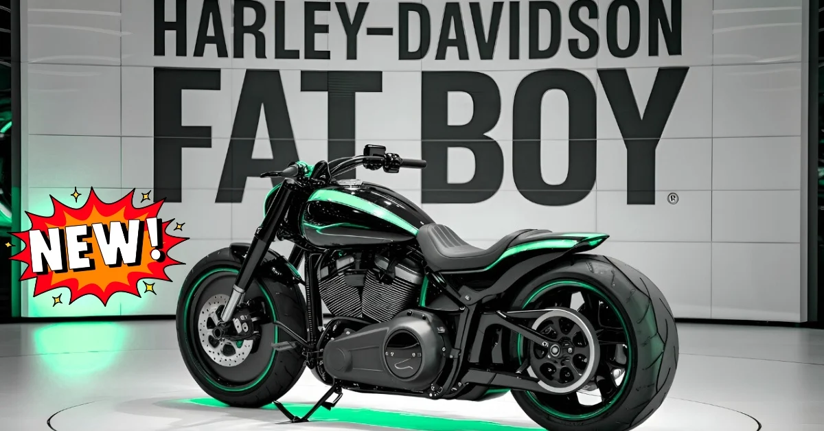 2026 Harley Davidson Fat Boy legendary cruiser motorcycle with iconic design, powerful engine, and premium build quality