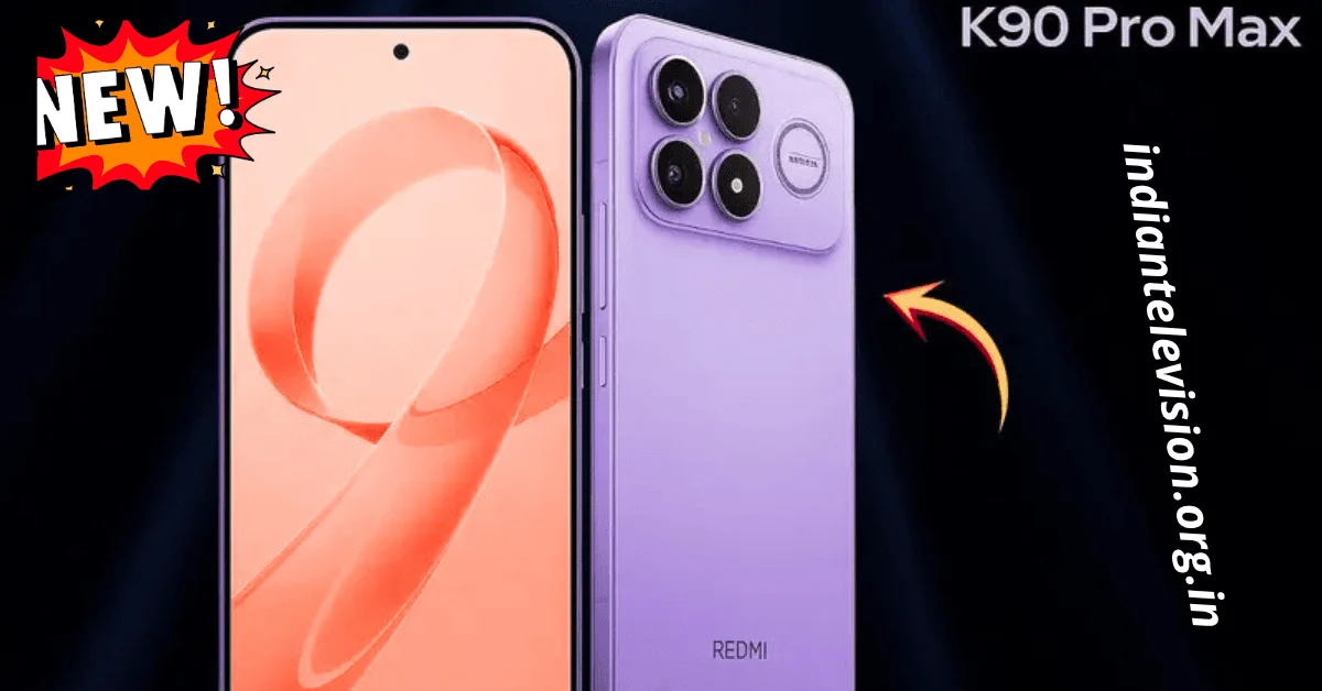 Redmi K90 Pro Max smartphone with 8K camera, Snapdragon 8 Gen 5 processor, 7560mAh battery, 100W fast charging, and premium flagship design – latest Redmi 2025 launch