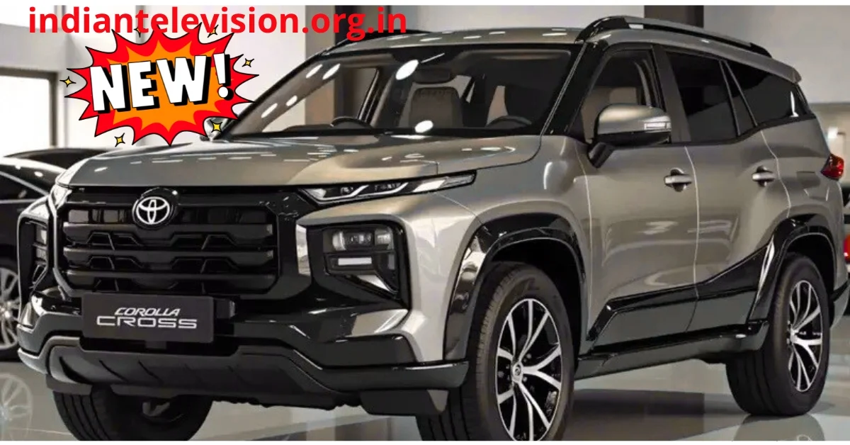 Toyota Corolla Cross 2025 hybrid SUV launched in India with 25 kmpl mileage, 7-seater comfort, and premium modern design – starting price ₹7.69 lakh