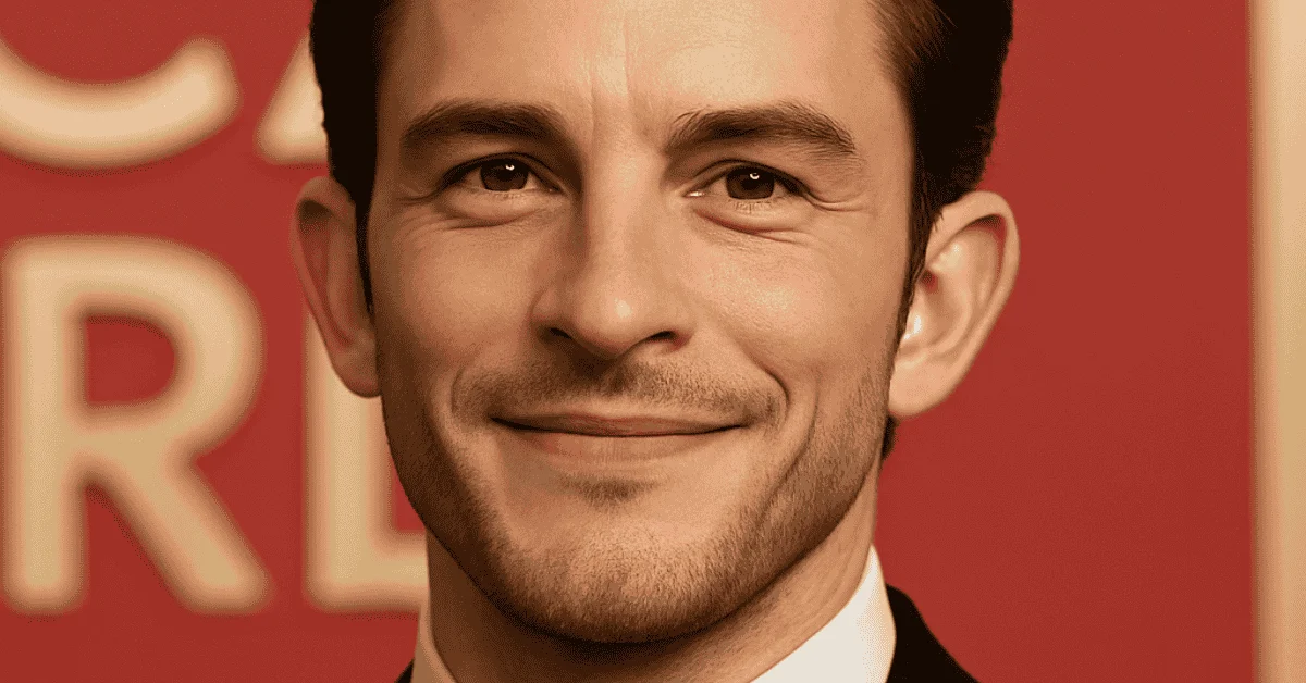 3D realistic portrait of Jonathan Bailey, British actor, in formal suit — featured image for biography article