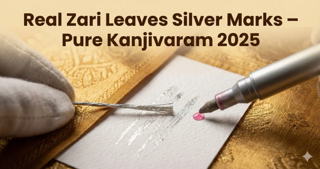 How to Identify Pure Kanjivaram Silk Saree in 2025: 10 Foolproof Tests