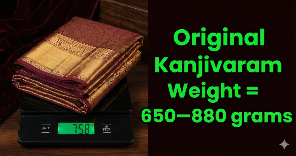 Kanjivaram burn test pure vs fake 2025