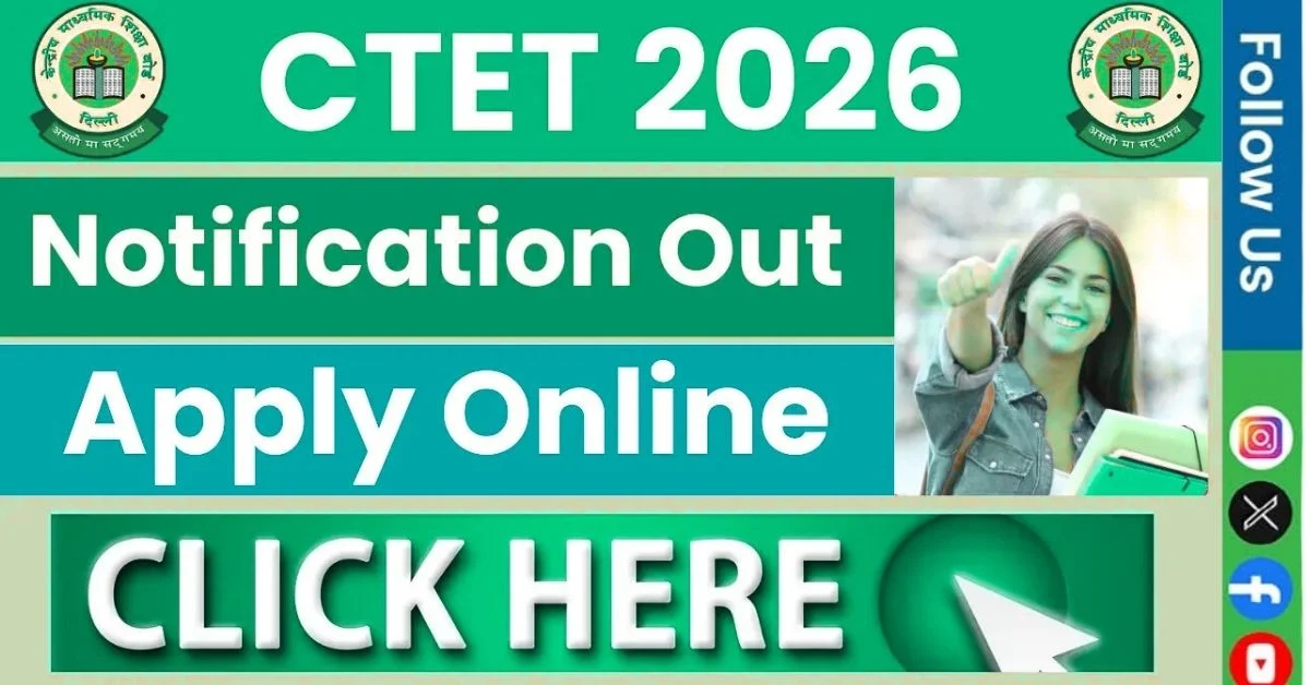 CTET 2026 Notification, Exam Date, Syllabus and Apply Online Form Guide